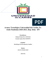 Avance Tecnologico Universidad Del Caribe