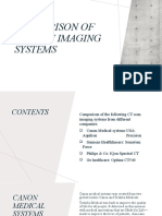 Comparison of CT Scan Imaging Systems