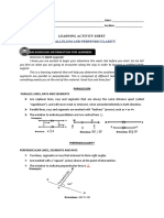 Learning Activity Sheet in Mathematics 8 (M8GE-IV3-1)