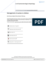 Management of Ascites in Children Lane2015