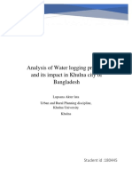 Analysis of Water Logging Problem and Its Impact in Khulna City of Bangladesh