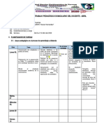 Plan de Trabajo Pedagógico Domiciliario Del Docente Por Horas o de Aula-Abril DH