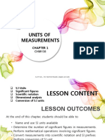 Chapter 1 Units of Measurement