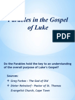 Parables in The Gospel of Luke