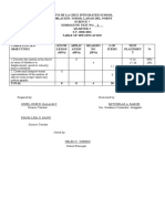 Science 7 Summative Test With Tos