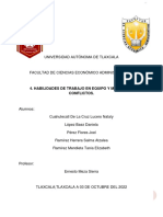 Habilidades de Trabajo en Equipo y Manejo de Conflictos.