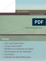 Salud (Parte 2) Intervención y Sistemas de Salud 2022