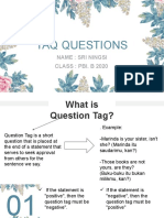 ADVANCED GRAMMAR - Tag Questions