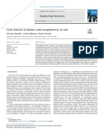 Cyclic Behavior of Masonry Walls Strengthened by Tie Rods