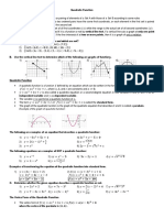 Quadratic Function Lecture