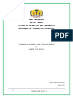 Information Assurance and Security All in One Handout