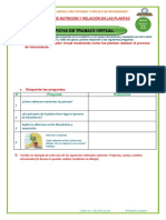 Ficha de Trabajo - Nutrición y Relación Plantas