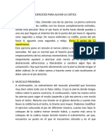 8 Ejercicios para Aliviar La Ciática