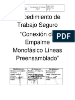 Nº21 Conexión de Empalmes Monofásicos Linea Preensamblado