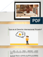 Derecho Internacional Privado