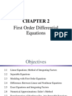 Chapter 2 - First Order Differential Equation