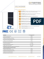 Panel Et Solar 450W Mono Perc Et-M672Bh450W: Información General