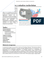 Estados Libres y Estados Esclavistas