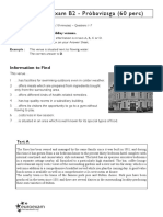 Angol Euroexam B2 - Próbavizsga (60 Perc)