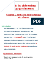 Unité 1: Les Phénomènes Géologiques Internes: Chapitre 1: La Théorie de La Tectonique Des Plaques