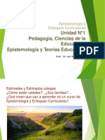 Unidad I Fundamentos Epistemológicos de La Pedagogia VF