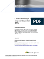 Modele Cahier Des Charges ERP