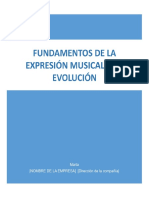 Fundamentos de La Expresión Musical y Su Evolución