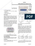 GST I-9319 Intelligent Addressable Zone Interface Module Datasheet