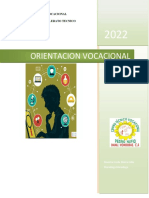 Resumen Orientacion Vocacional Segundo Parcial Segundo Semestre 2022