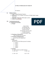 Lesson Plan in Mathematics For Grade 4