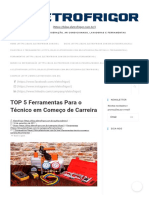 Top 5 Ferramentas Essenciais para Técnico em Início de Carreira