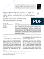 Optimization of HVAC System Energy Consumption in A Building Using Artificial Neural Network and Multi-Objective Genetic Algorithms