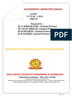 Electrical Measurements