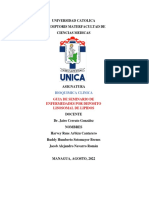 Guia de Seminario de Enfermedades Por Deposito Lisosomal de Lipidos