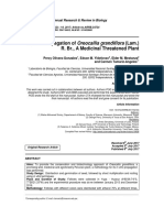 In Vitro Propagation of Oreocallis Grandiflora (Lam.) R. BR., A Medicinal Threatened Plant