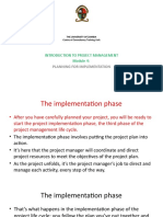 Module 4 - Planning For Implementation