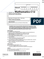 October 2016 (IAL) QP - C12 Edexcel