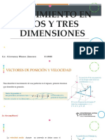 Semana 4 Movimiento en Dos o Tres Dimensiones 2022 PRESENCIAL