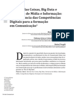 Artigo 2 Internet Das Coisas Big Data e Literacias de Mídia e Informação A Importância Das Competências Digitais para A Formação em Comunicação