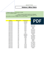 Ejercicio 5 Excel Ordenar y Filtrar Datos