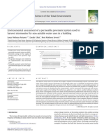 Environmental Assessment of A Permeable Pavement System