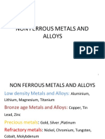 Non Ferrous Metals and Alloys