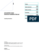 SINUMERIK 808D Electrical Installation 201501 Eng