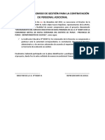 Acta de Compormiso de Gestion para Contra Docente