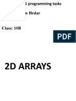 Lorraine - de Souza - 2D Arrays