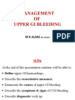 Management of Upper Gi Bleeding