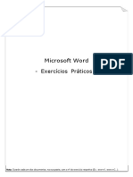 Exercícios Word