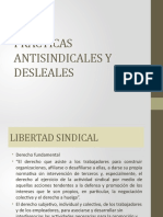 Prácticas Antisindicales y Desleales