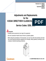 CR Carestream Classic Ajustes&Remplazos