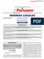 Decreto Supremo Que Declara El Estado de Emergencia A Nivel Decreto Supremo No 143 2022 PCM 2134229 1